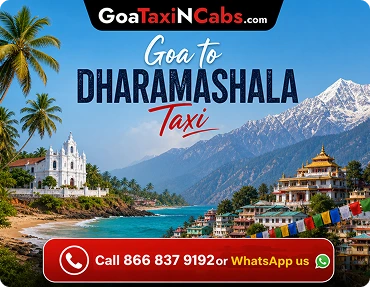 Goa to Dharmashala Taxi